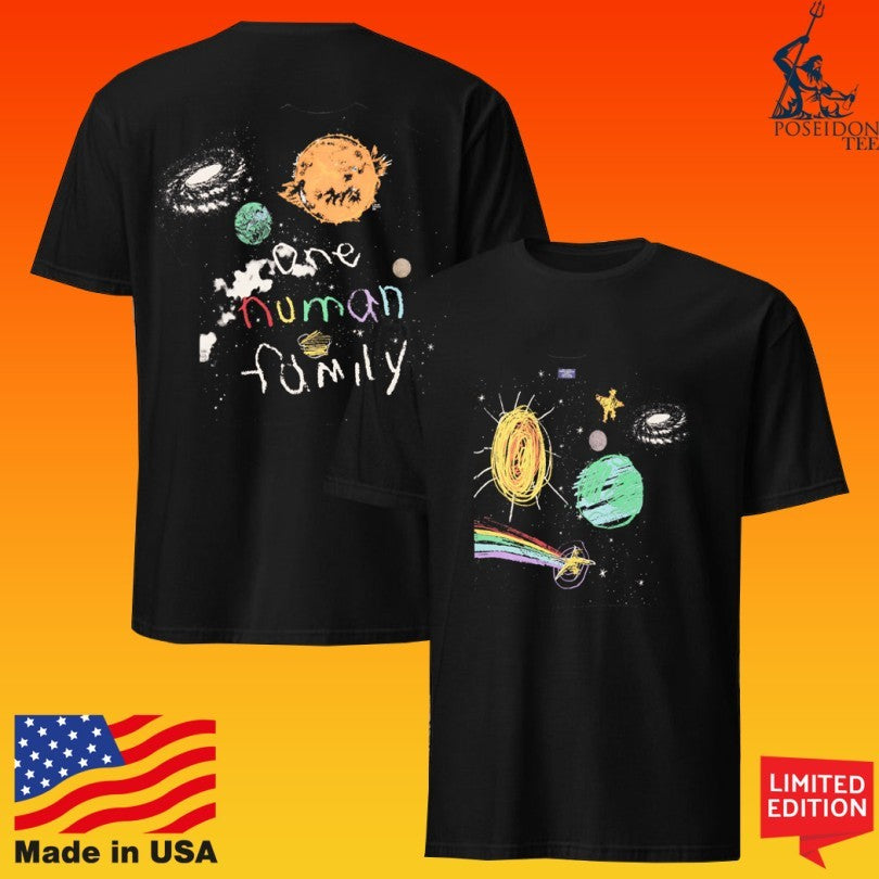 Online Ceramics One Numan Family Galaxy Doodle Off-black T-shirt