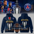 Paris Saint-Germain Champions League Winners 2026 Back to Back Champions Hoodie