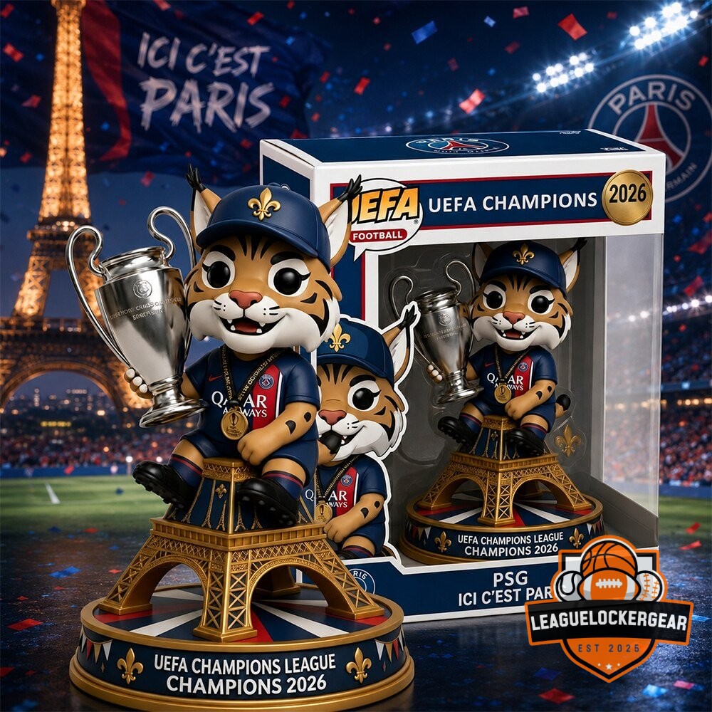 Paris Saint-Germain UEFA Champions League Champions 2026 Mascot Figurine