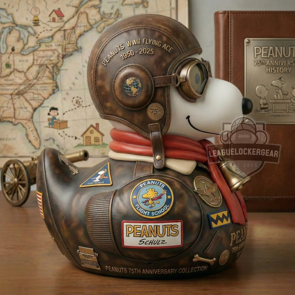 Peanuts 75th Anniversary Flying Ace Rubber Duck