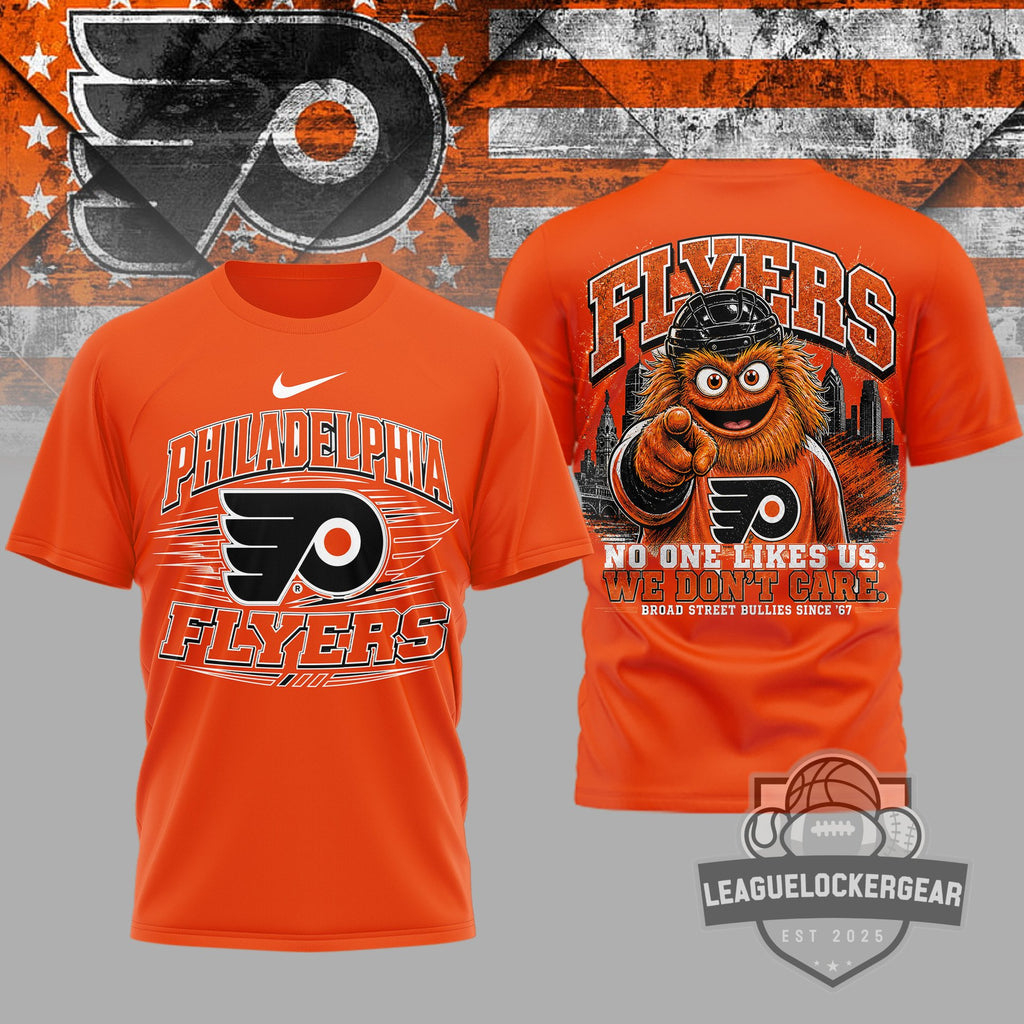 Philadelphia Flyers No One Likes Us We Don’t Care T-Shirt