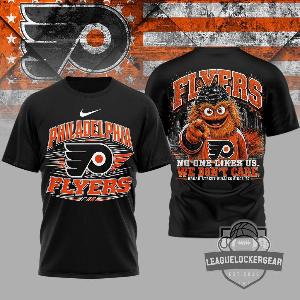 Philadelphia Flyers No One Likes Us We Don’t Care T-Shirt