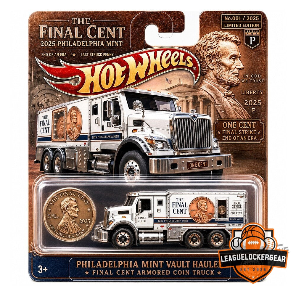 Wheels Philadelphia Mint Vault Hauler Final Cent Armored Coin Truck