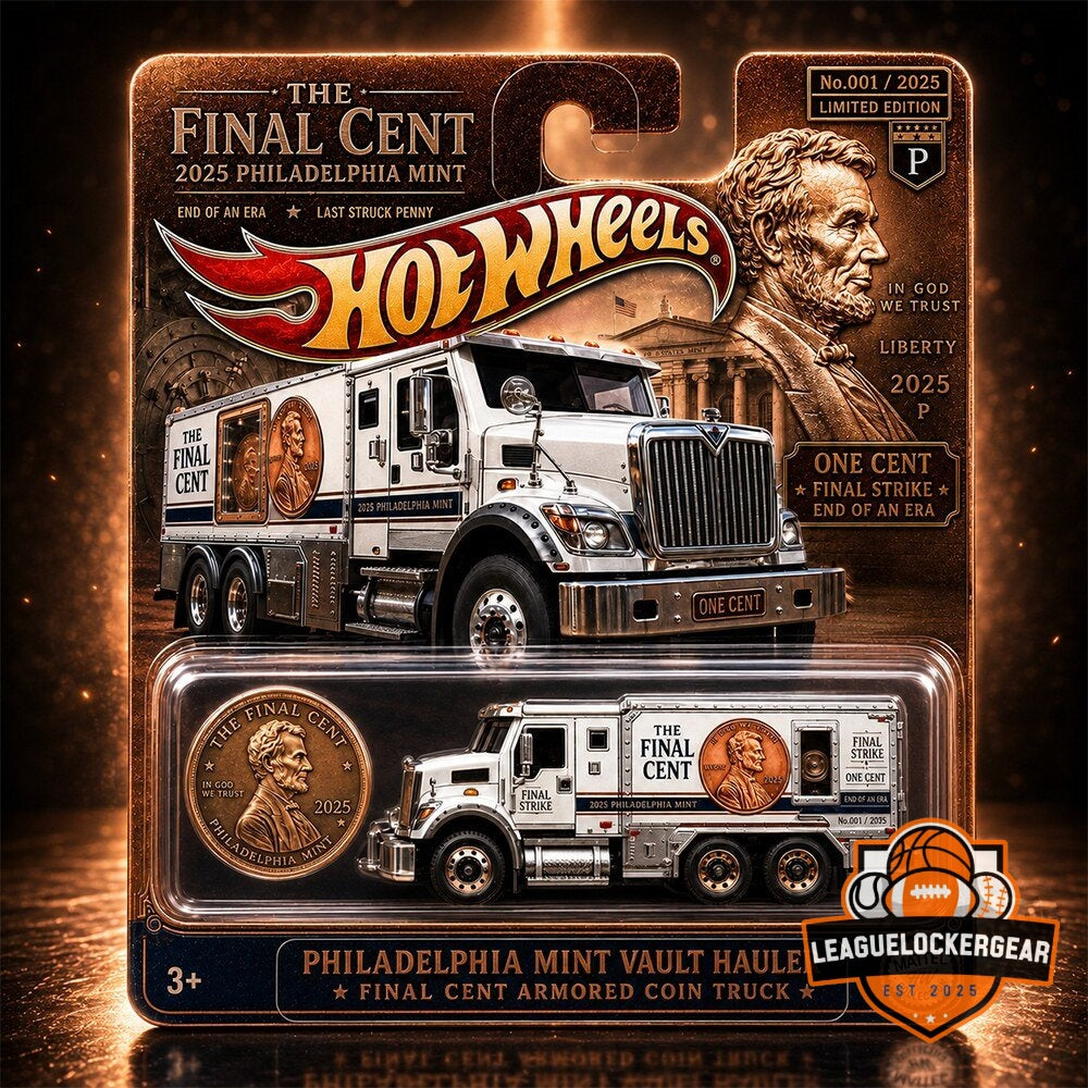 Wheels Philadelphia Mint Vault Hauler Final Cent Armored Coin Truck