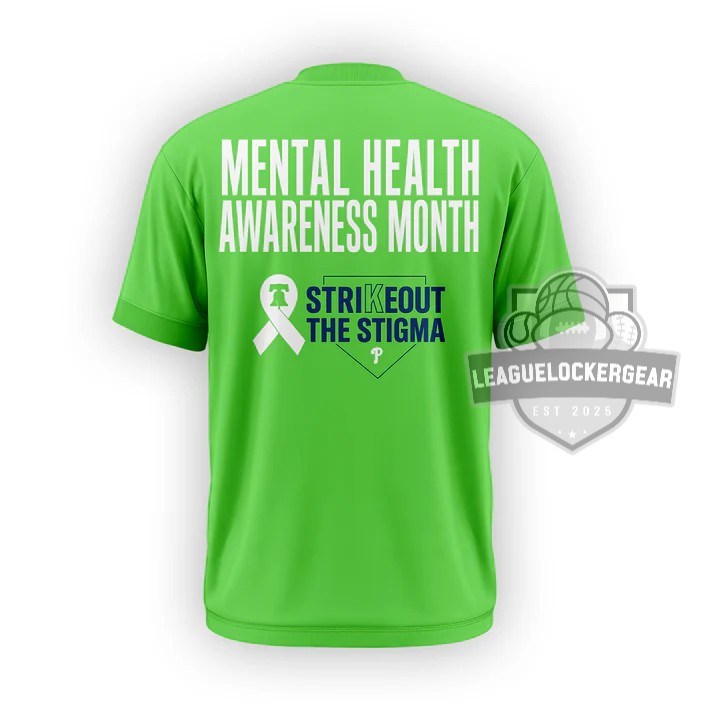 Philadelphia Phillies Mental Health Awareness Month T-Shirt