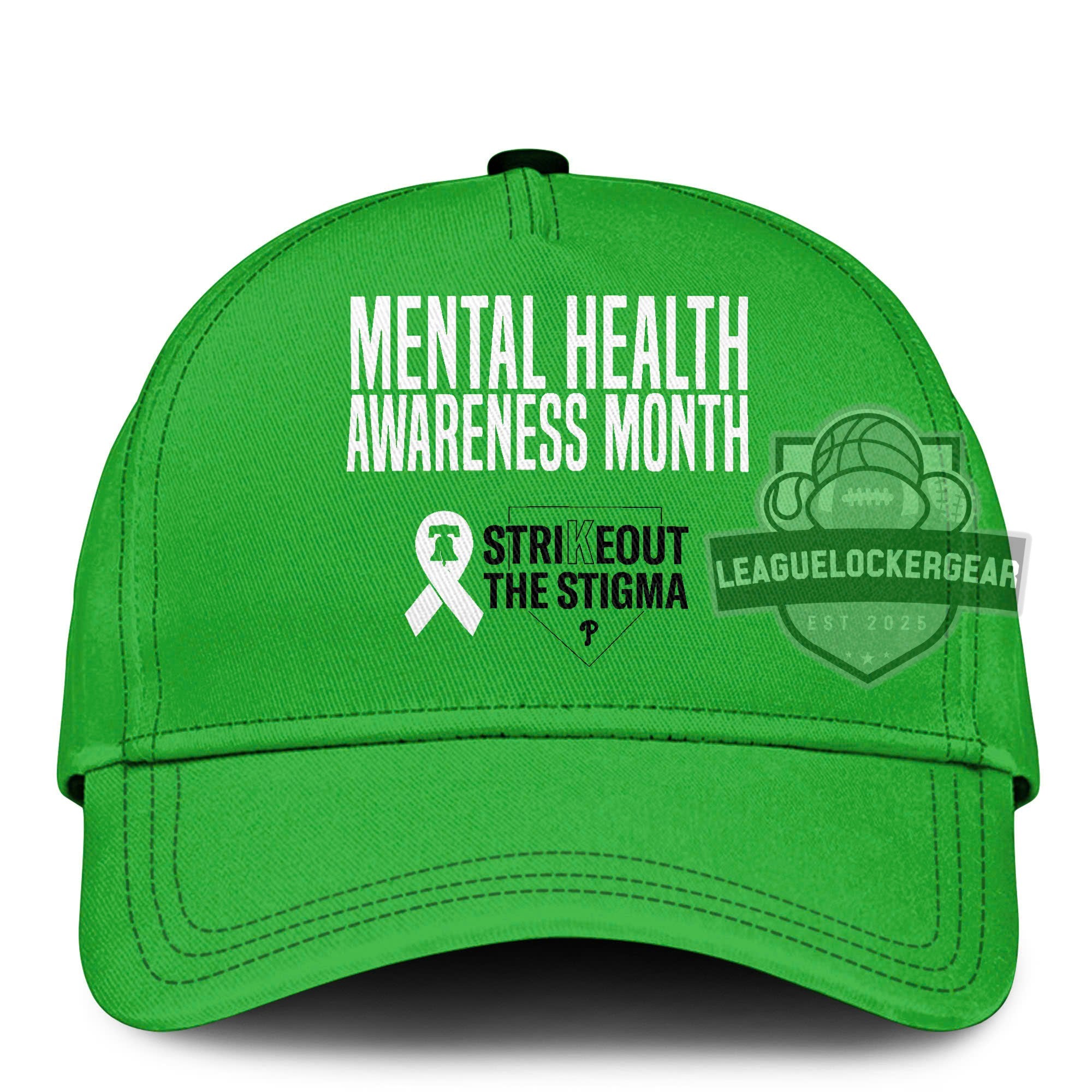 Philadelphia Phillies Mental Health Awareness Month Strikeout The Stigma T-Shirt