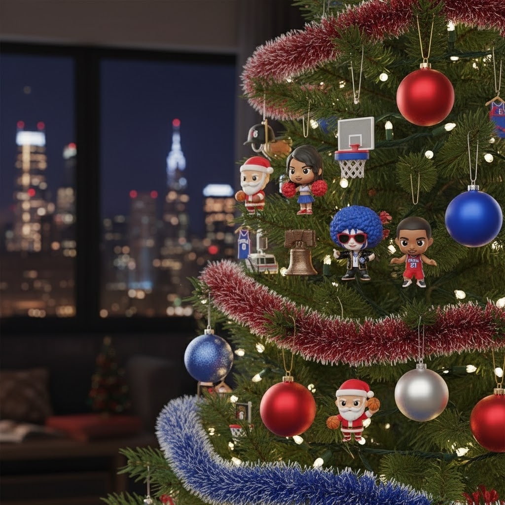 Philadelphia 76ers Advent Calendar 2025 – NBA Christmas Countdown Collectible Gift Set