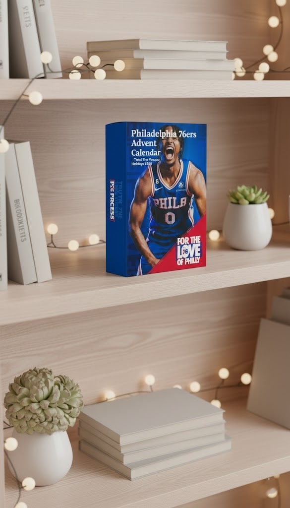 Philadelphia 76ers Advent Calendar 2025 – NBA Christmas Countdown Collectible Gift Set
