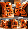 Personalized NBA Basketball Letter Pillow – Custom Name Initial Cushion Gift 2025