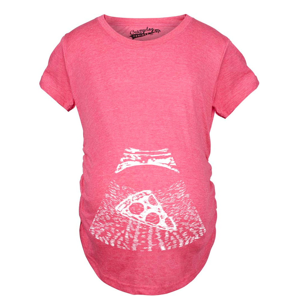 Ultrasound Pizza Maternity T Shirt