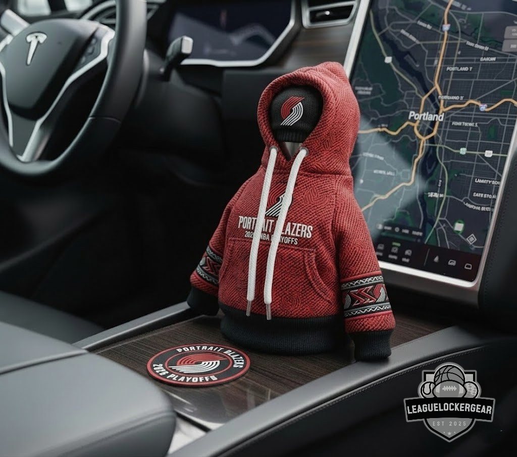 Portland Trail Blazers 2026 NBA Playoffs Car Gear Shift Hoodie