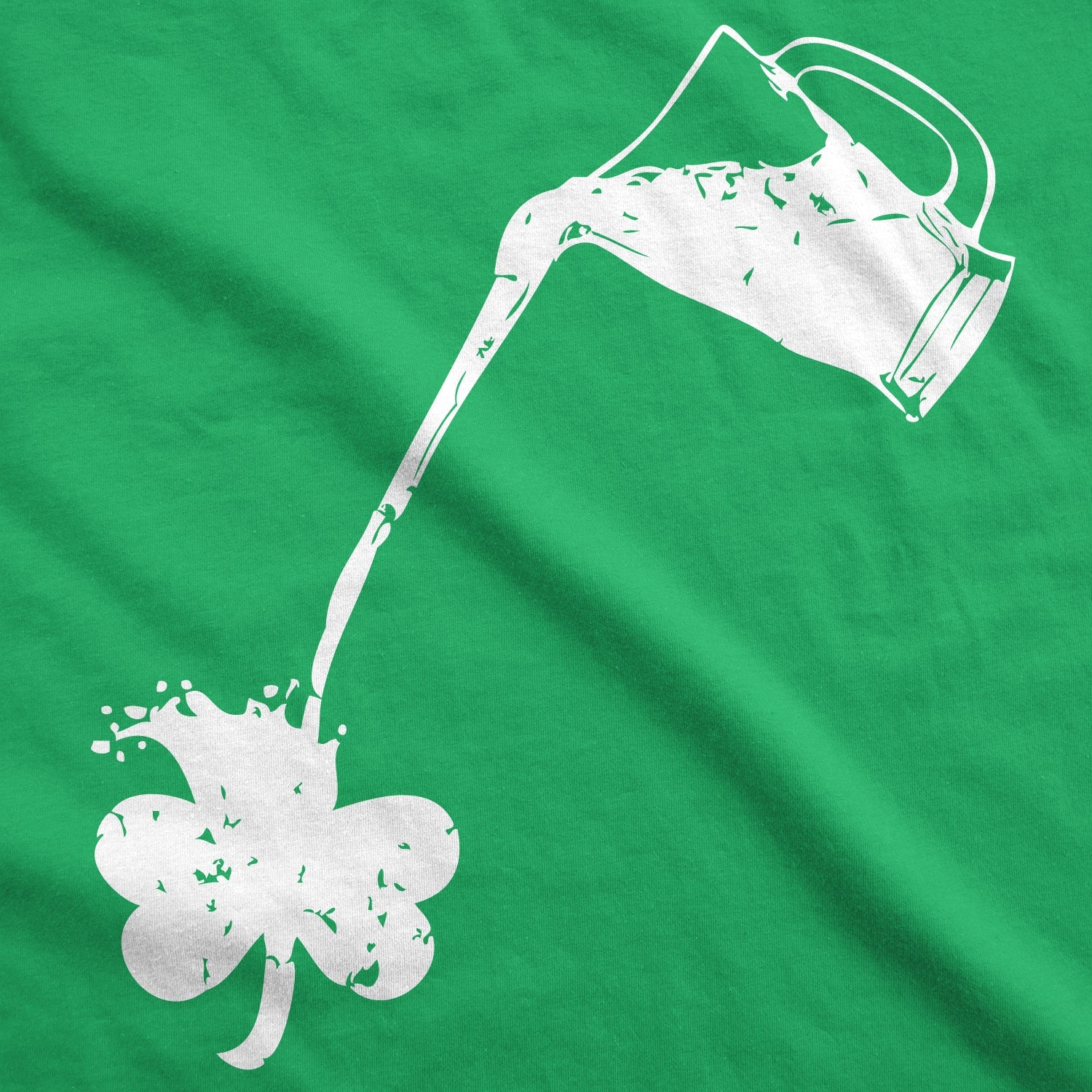 Pouring Shamrock Men's T Shirt