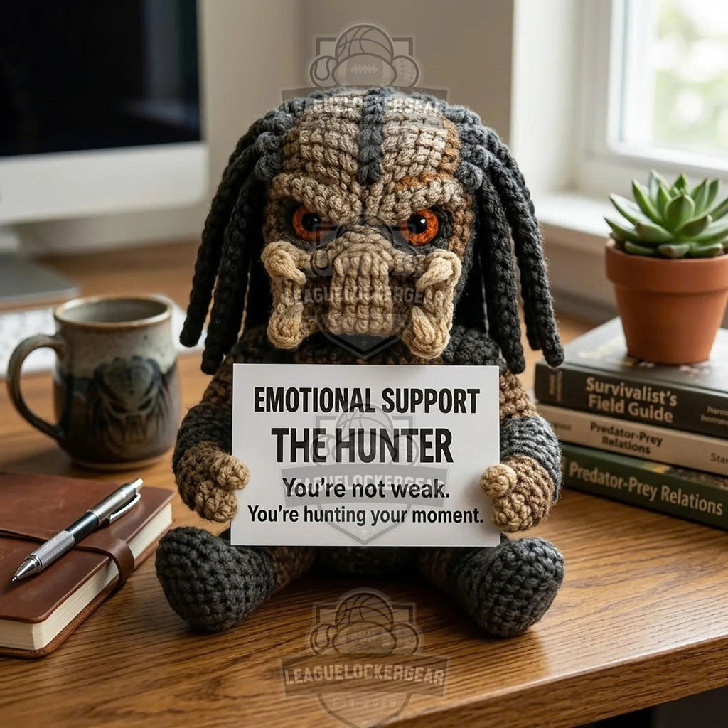 Predator Emotional Support Hunter Crochet Doll