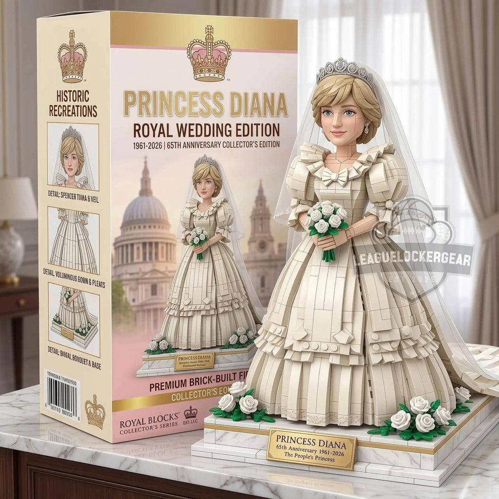 Princess Diana Royal Wedding 65th Anniversary Brick Set