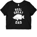 Reel Great Dad (White) Graphic Baby Tee