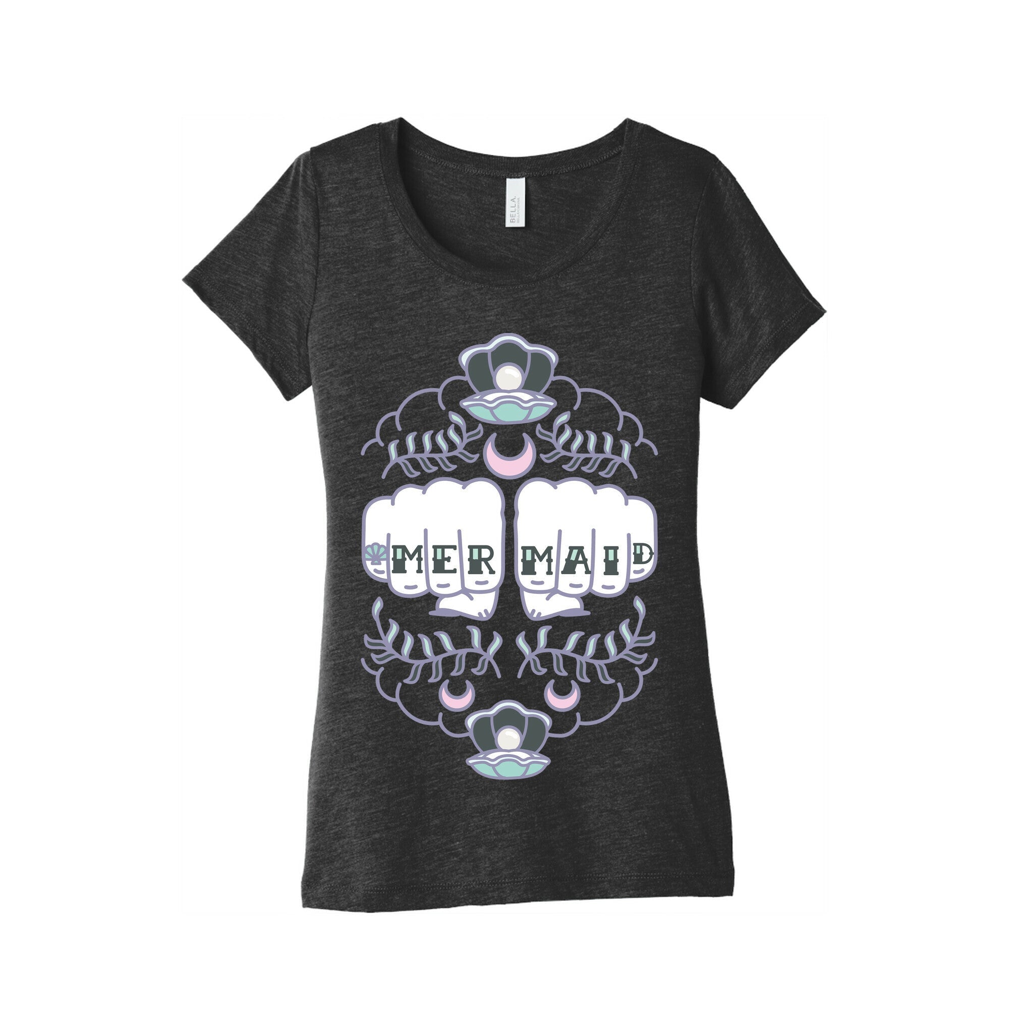 Mermaid Knuckles Women's Triblend Tee