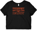 Hopper Is Daddy Parody White Print Graphic Baby Tee