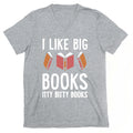 I Like Big Books Itty Bitty Books V-Neck