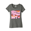 Respecting Pronouns Is Hot Women's Triblend Tee