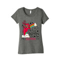 Black Kewpie Devil I Put the DEMON In Pride Month Womens Triblend Tee