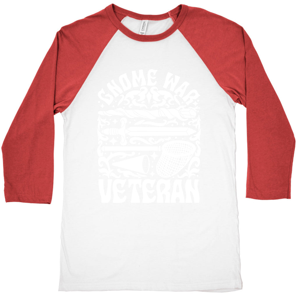 Gnome War Veteran Baseball Tee