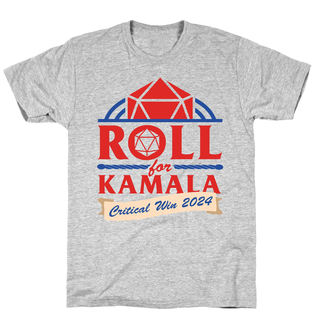 Roll for Kamala: Critical Win 2024 T-Shirt