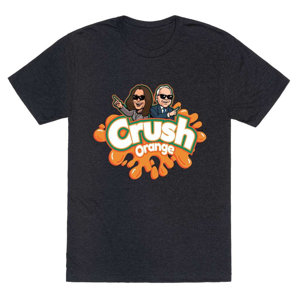 Orange Crush Harris Walz 2024 Unisex Triblend Tee
