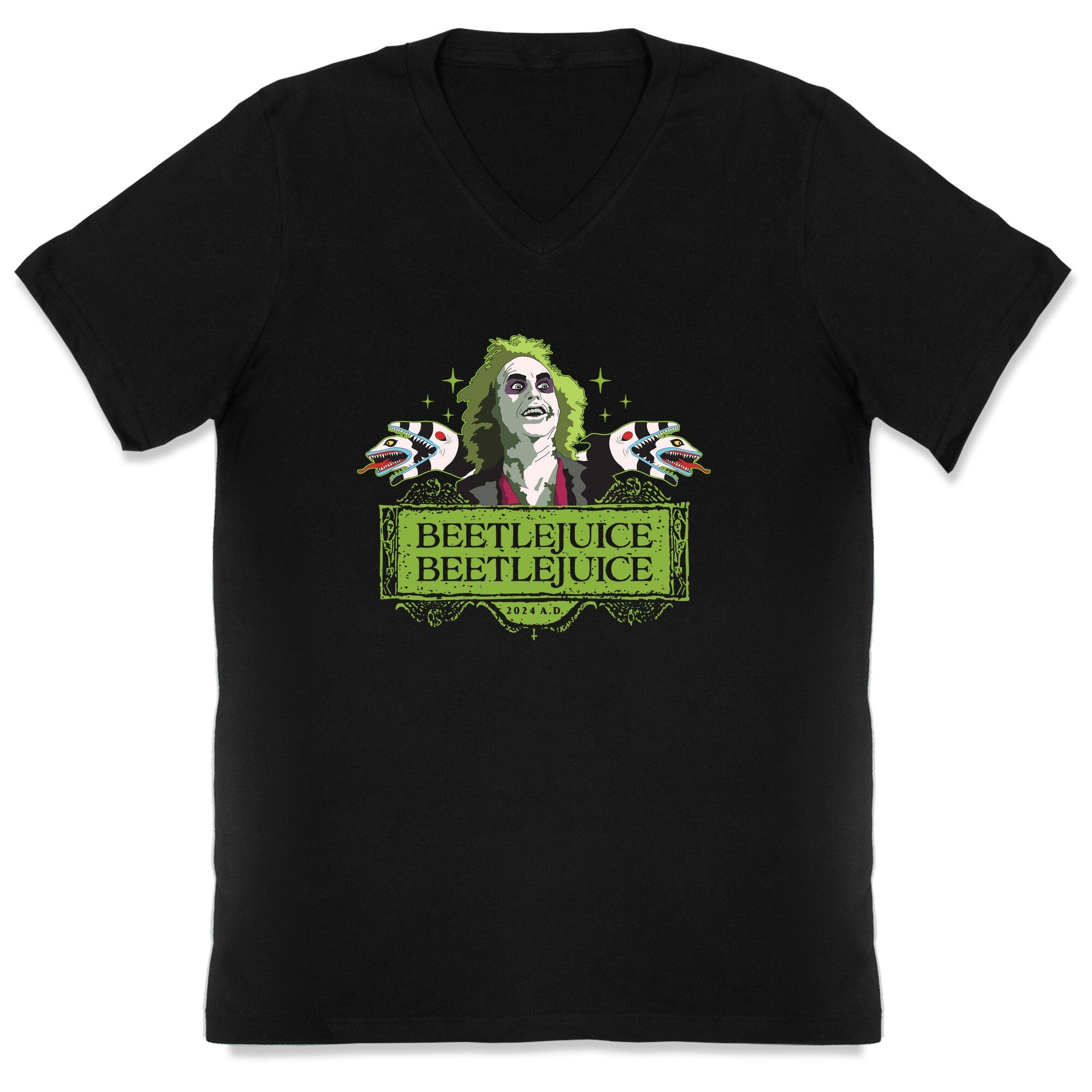 Beetlejuice Beetlejuice V-Neck