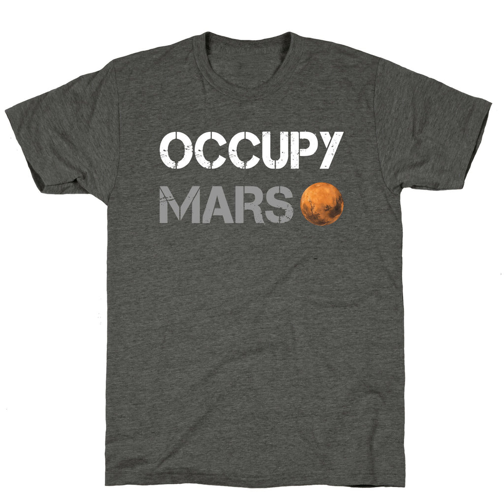 Occupy Mars Unisex Triblend Tee