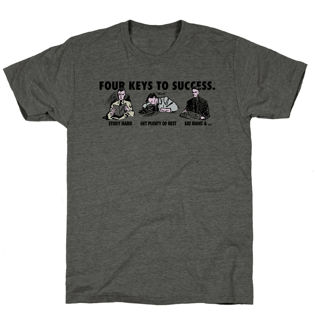 Four Keys to Success Unisex Triblend Tee