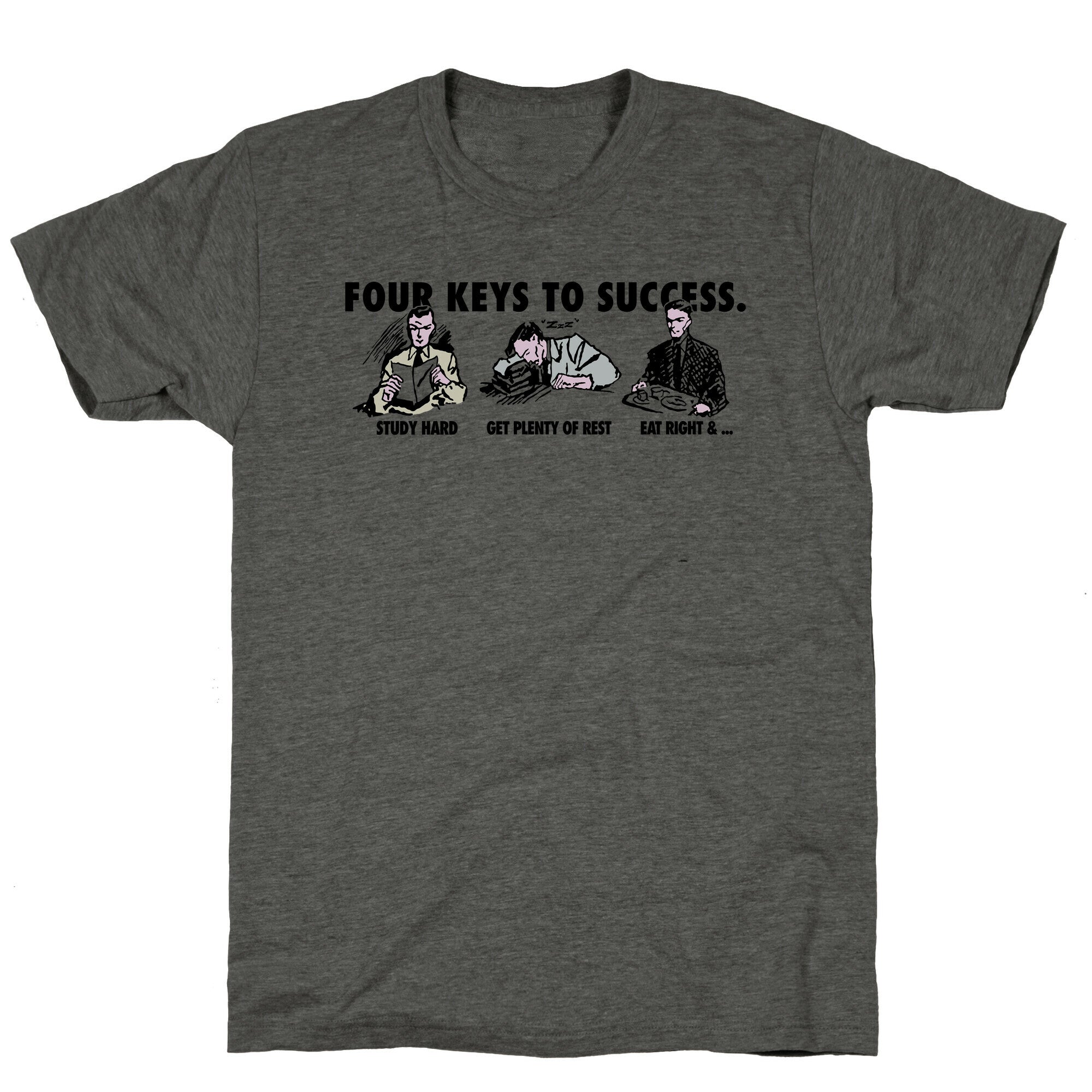 Four Keys to Success Unisex Triblend Tee
