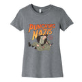 Punching Nazis Since 36 Womens Cotton Tee