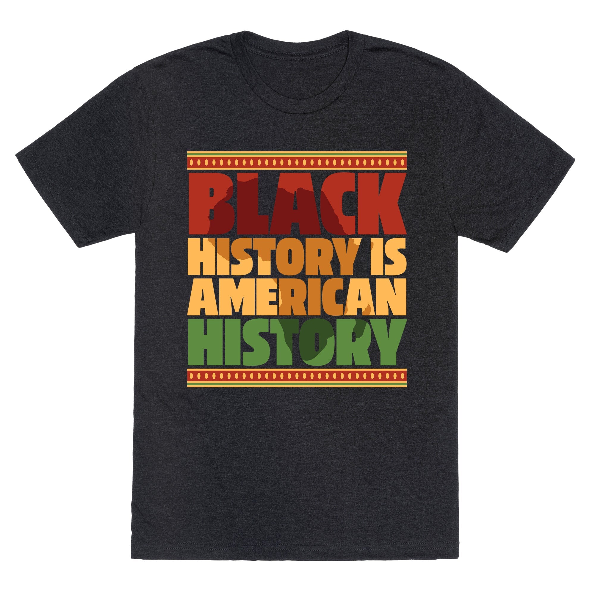 Black History Is American History Unisex Triblend Tee