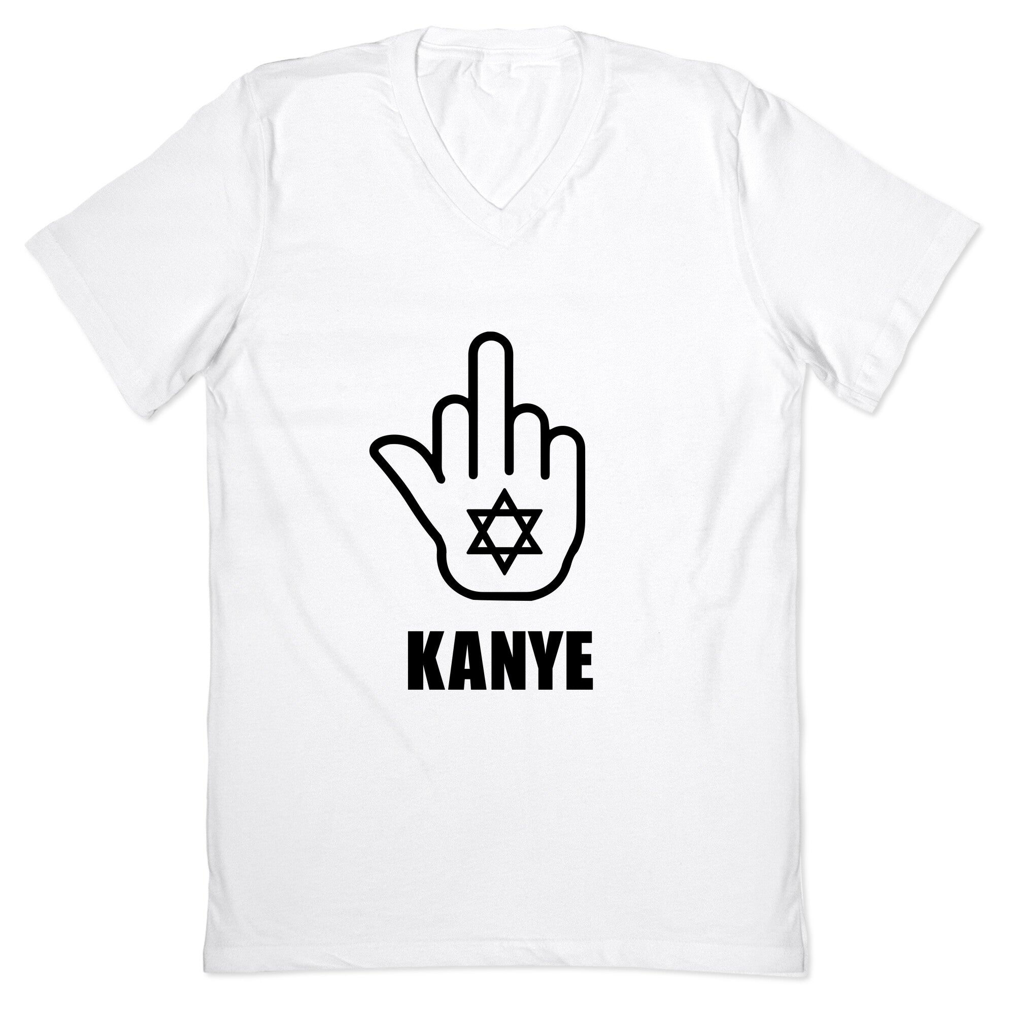 Middle Finger F Kanye V-Neck
