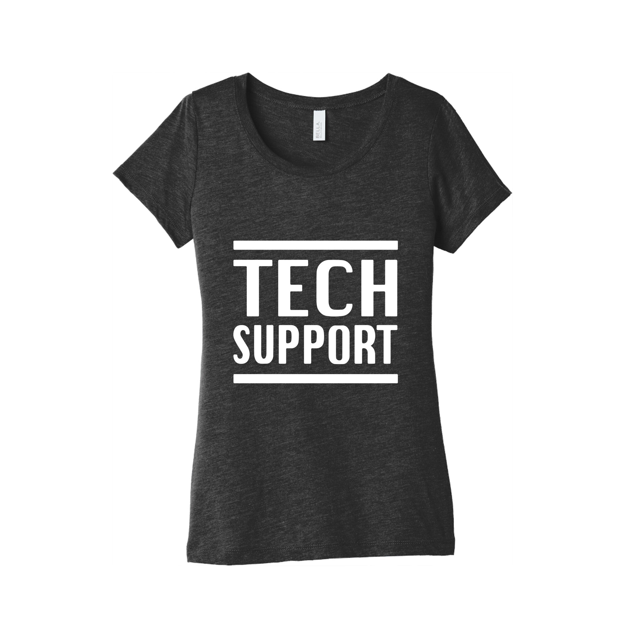 Elon Tech Support Womens Triblend Tee