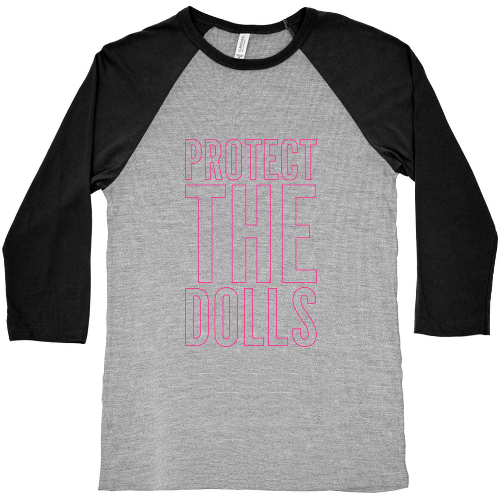 Protect The Dolls Trans Rights Baseball Tee