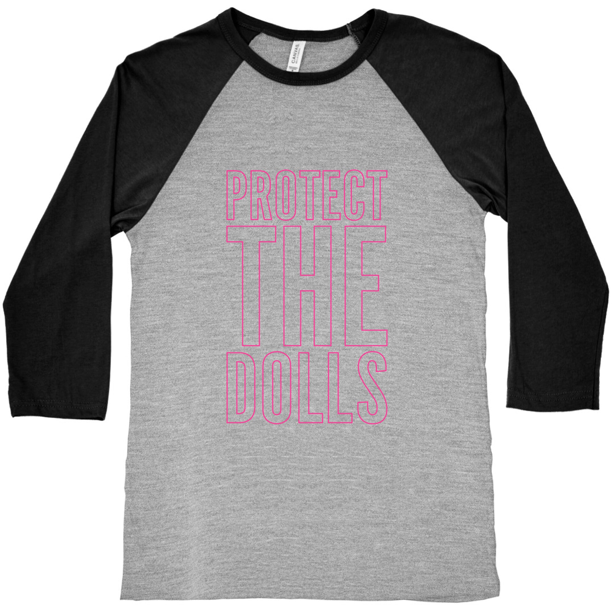 Protect The Dolls Trans Rights Baseball Tee