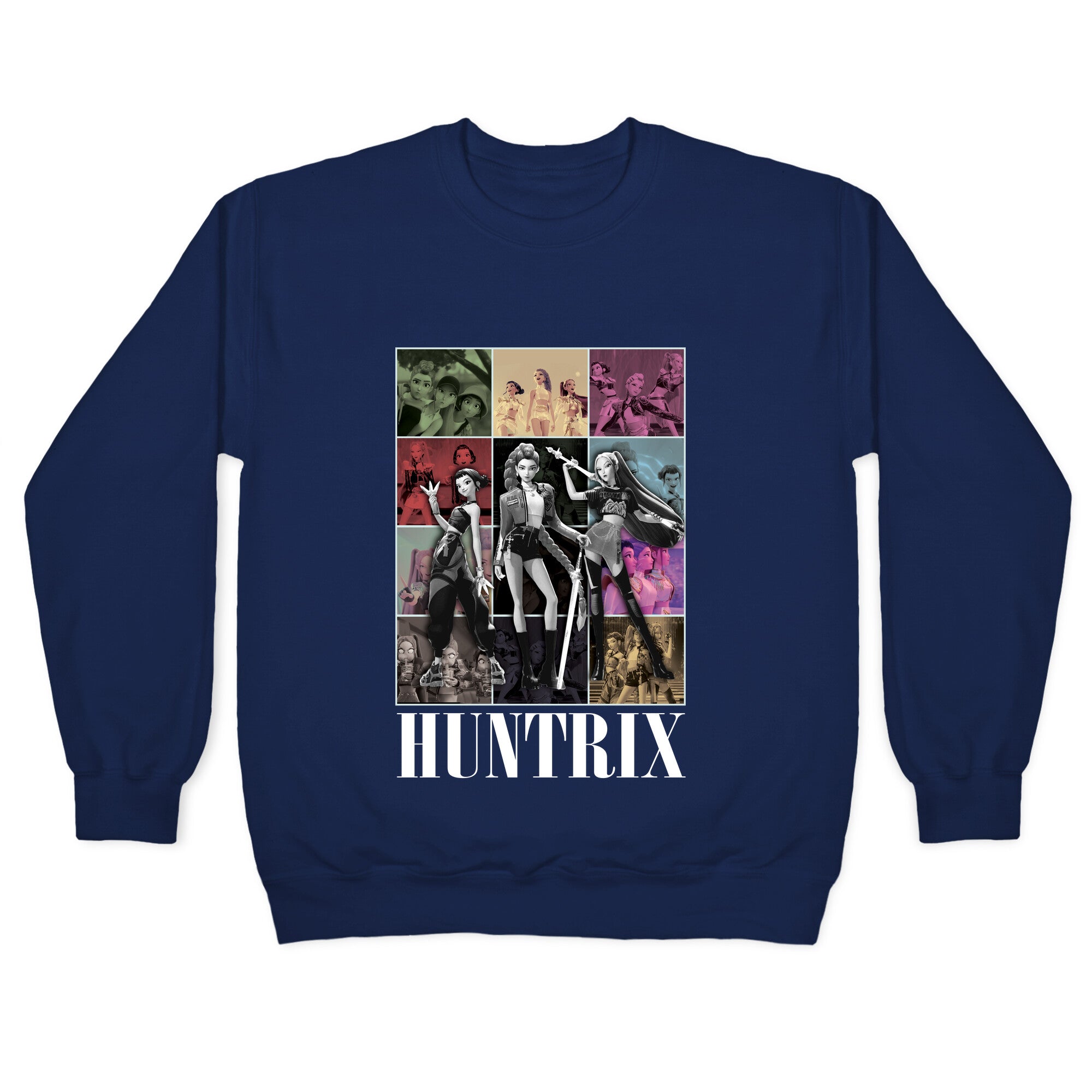 Huntrix Kpop Demon Hunters Crewneck Sweatshirt