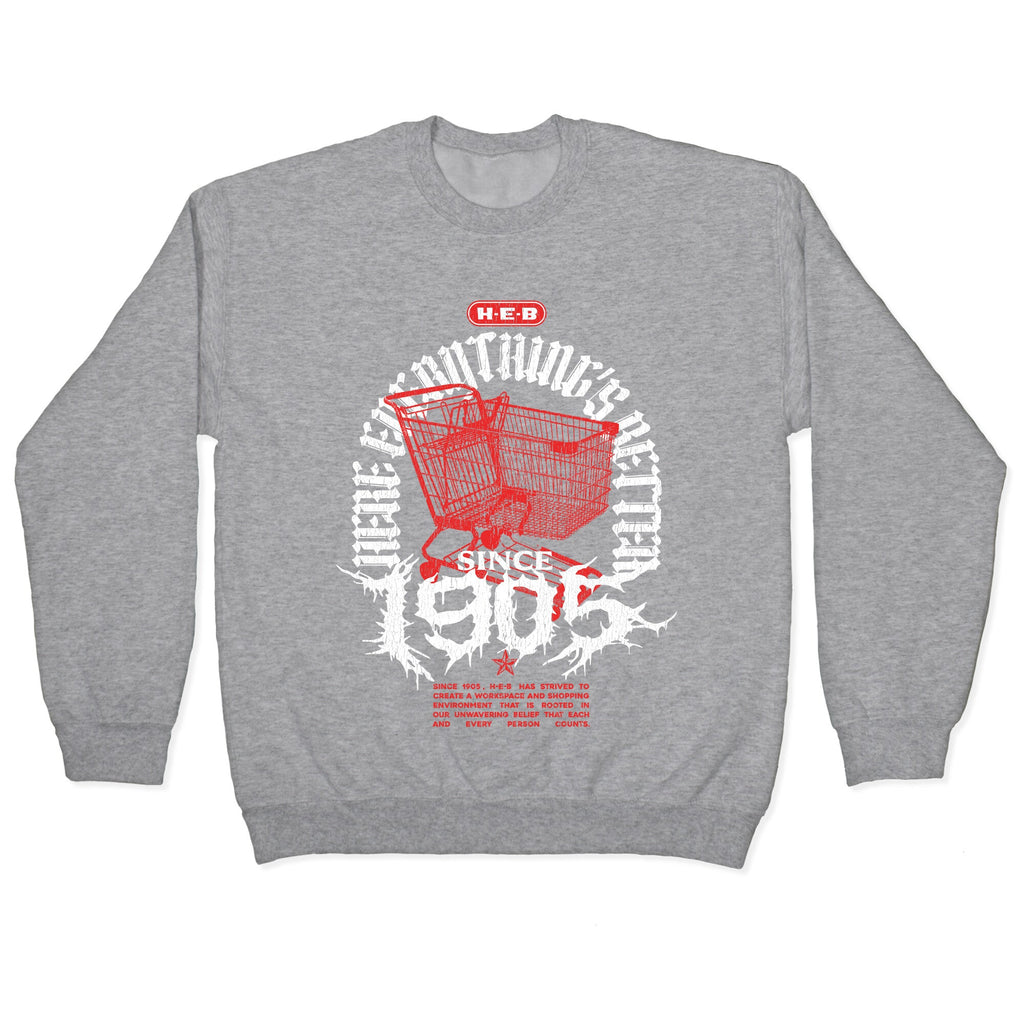 H-E-B Metal Shirt Crewneck Sweatshirt