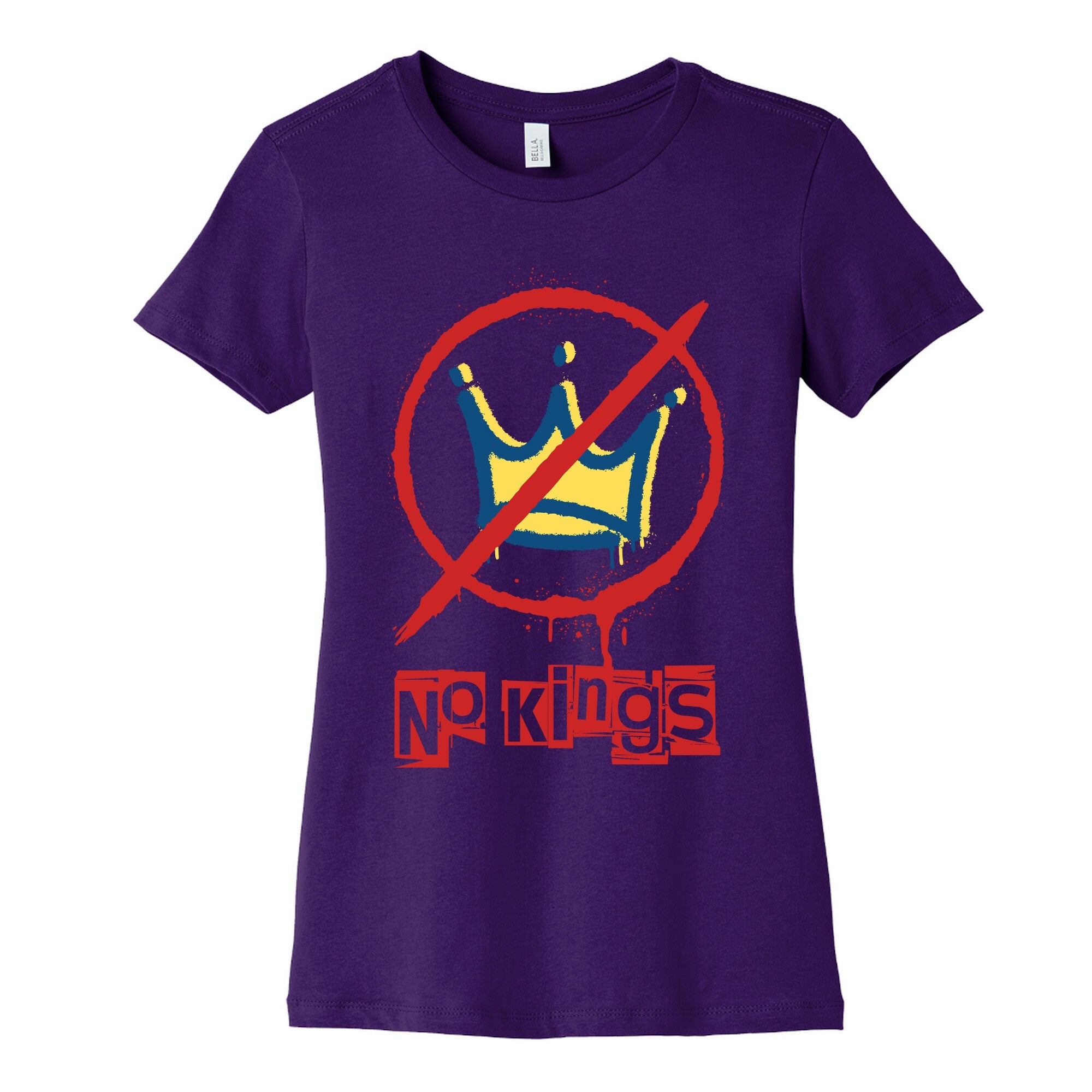 No Kings Womens Cotton Tee
