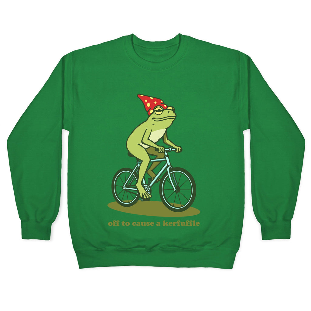 Off to Cause a Kerfuffle Crewneck Sweatshirt