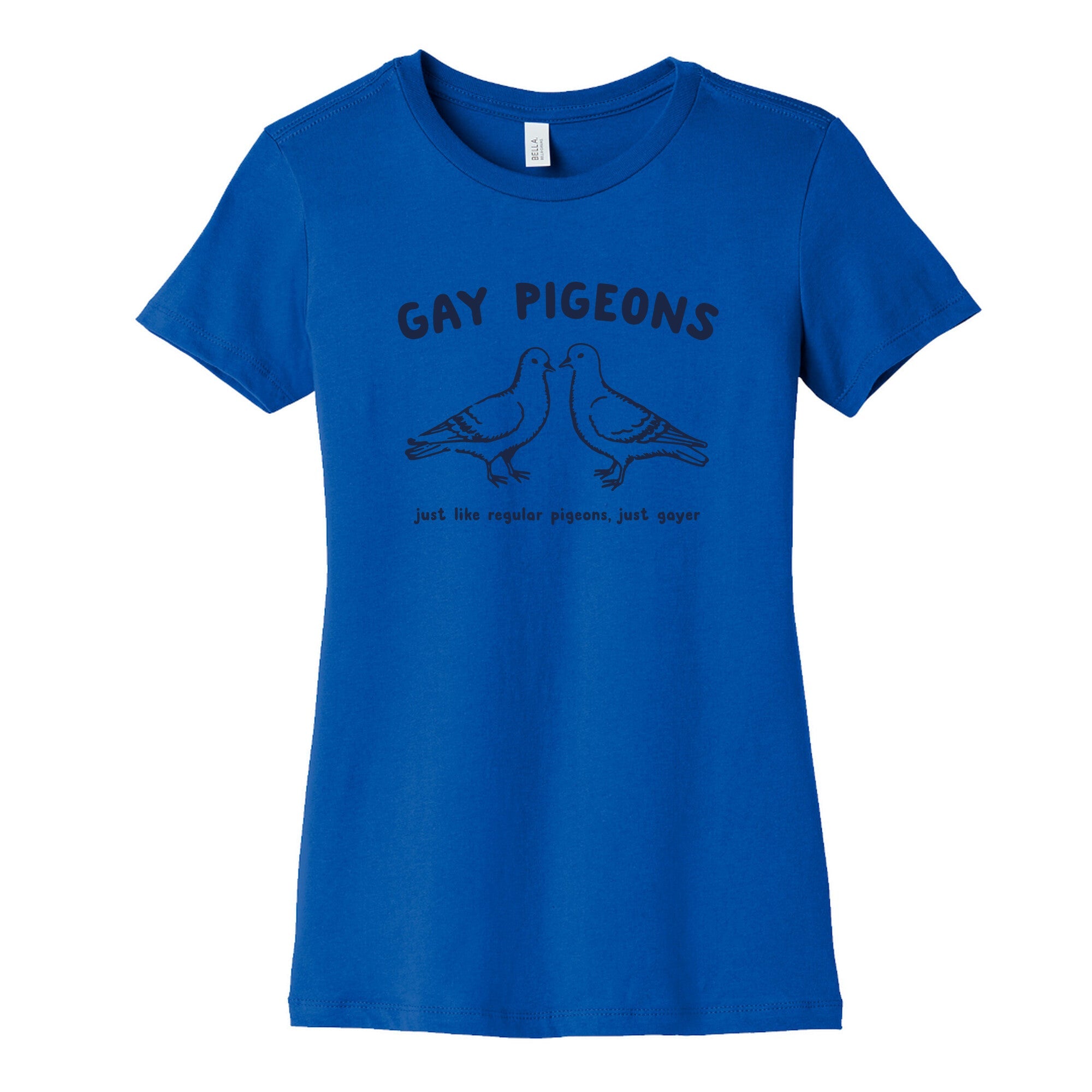 Gay Pigeons Womens Cotton Tee