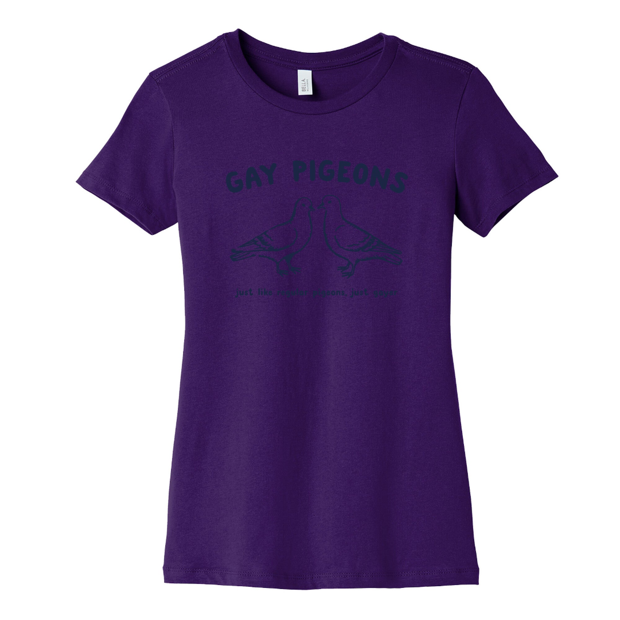 Gay Pigeons Womens Cotton Tee