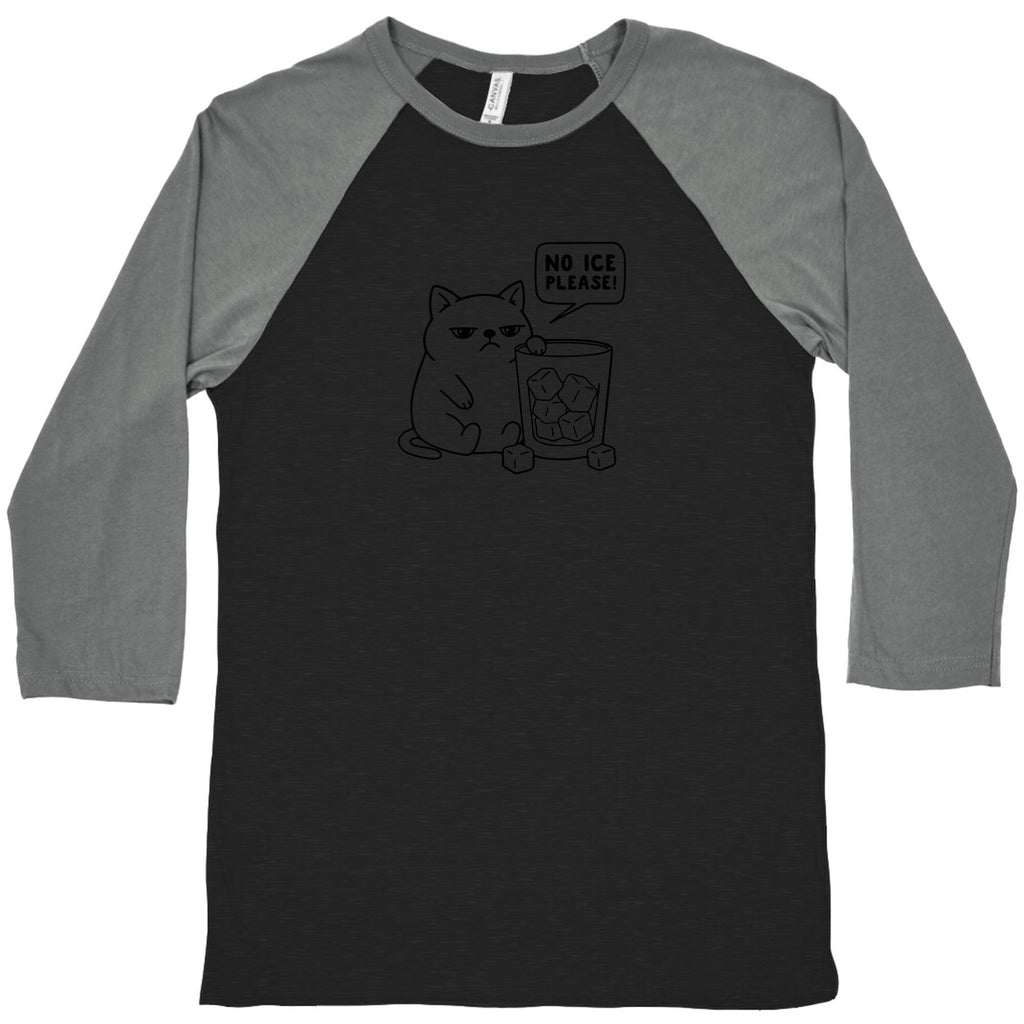 No ICE Please Baseball Tee