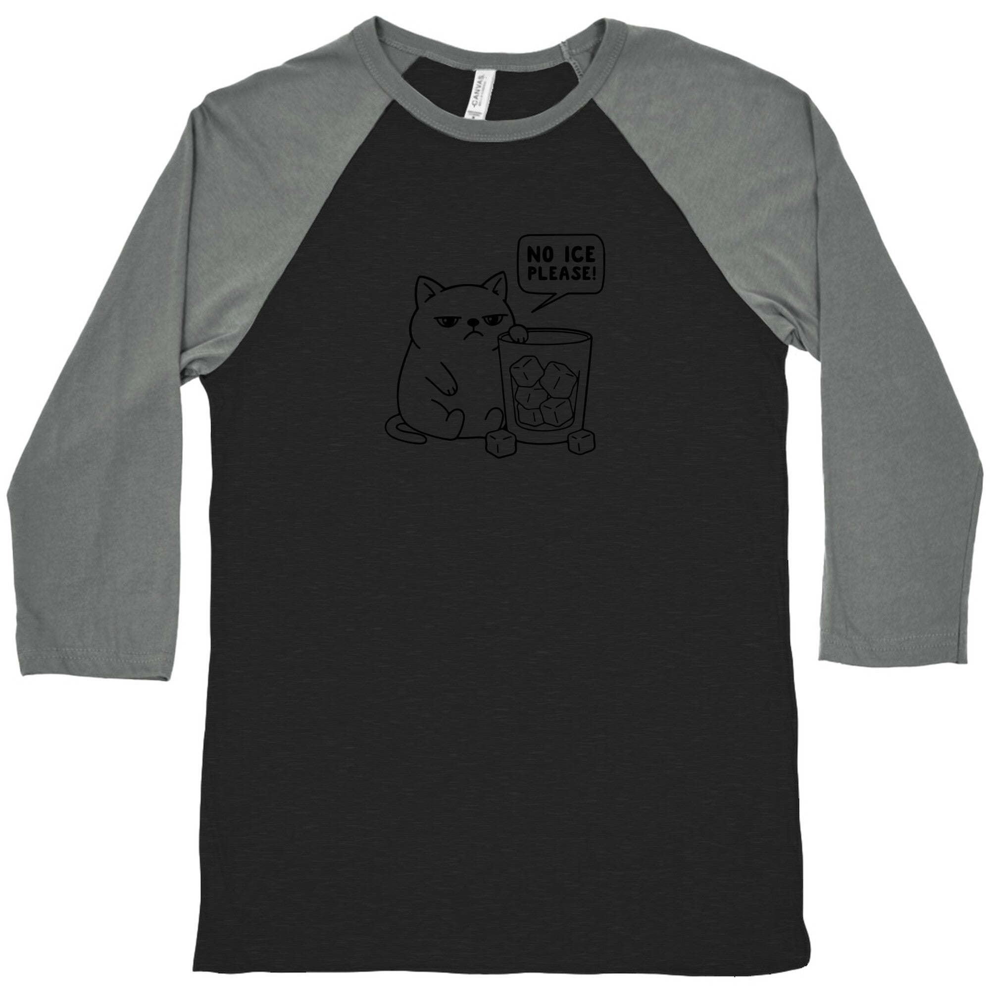 No ICE Please Baseball Tee