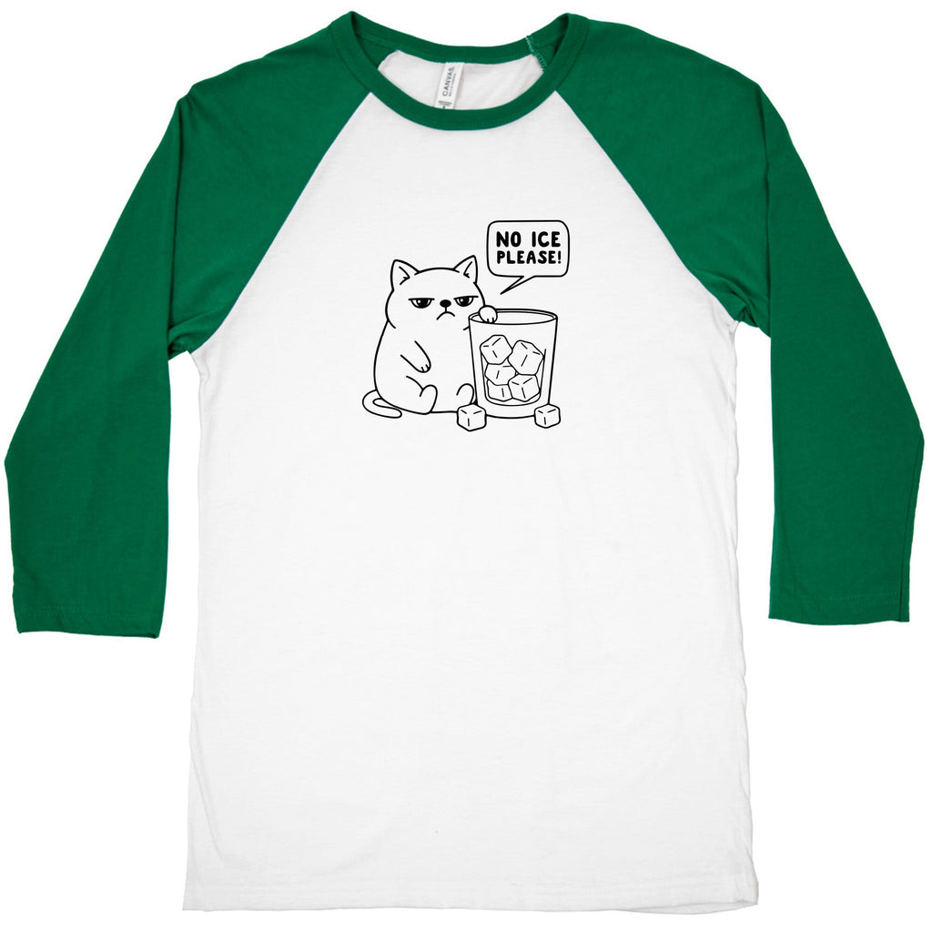 No ICE Please Baseball Tee