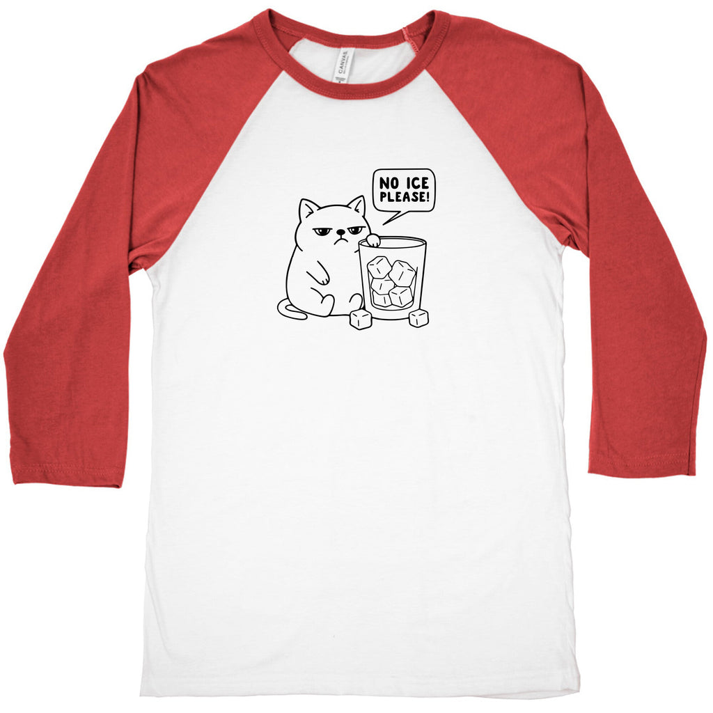 No ICE Please Baseball Tee