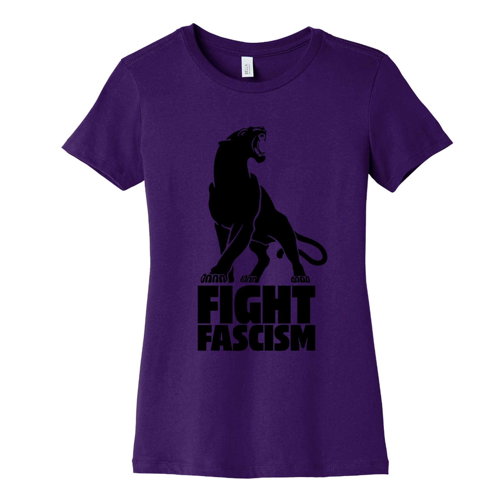 Fight Fascism Womens Cotton Tee