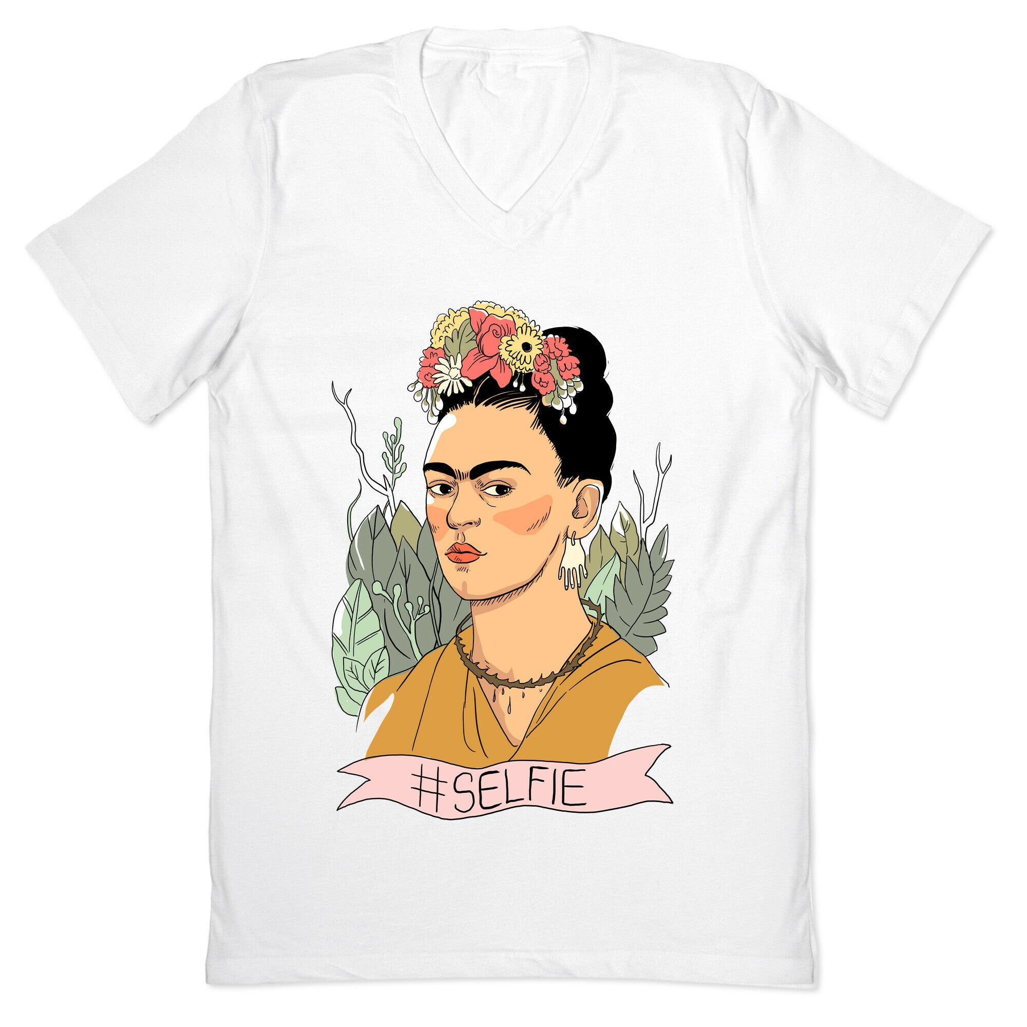 Frida #Selfie V-Neck