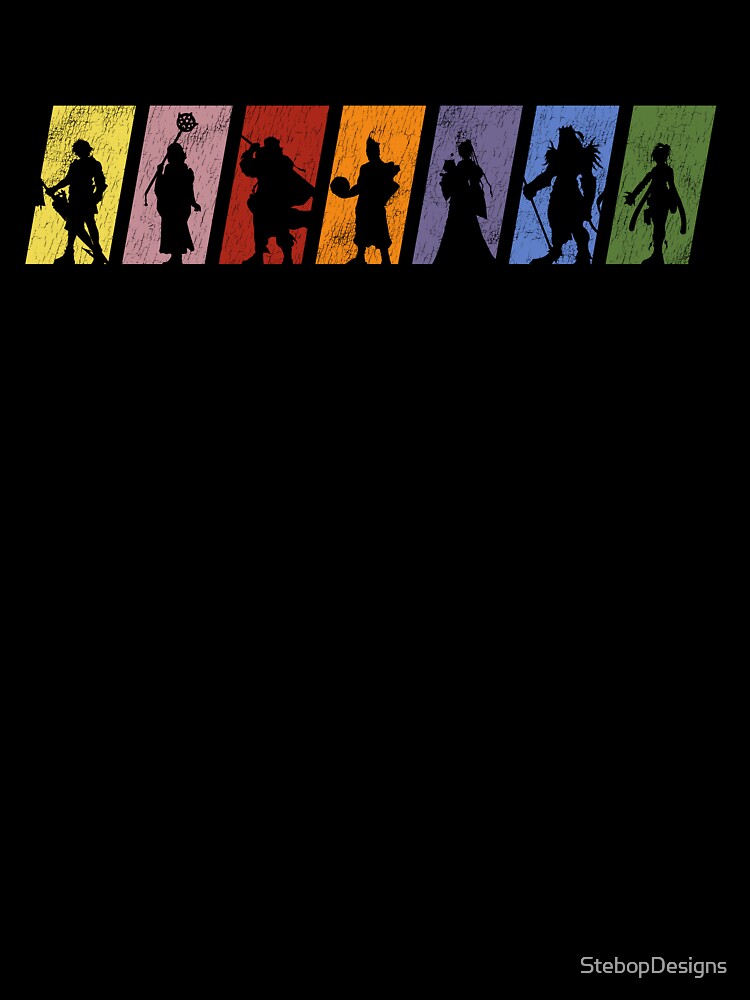 FFX Character Silhouettes by Stebop Designs